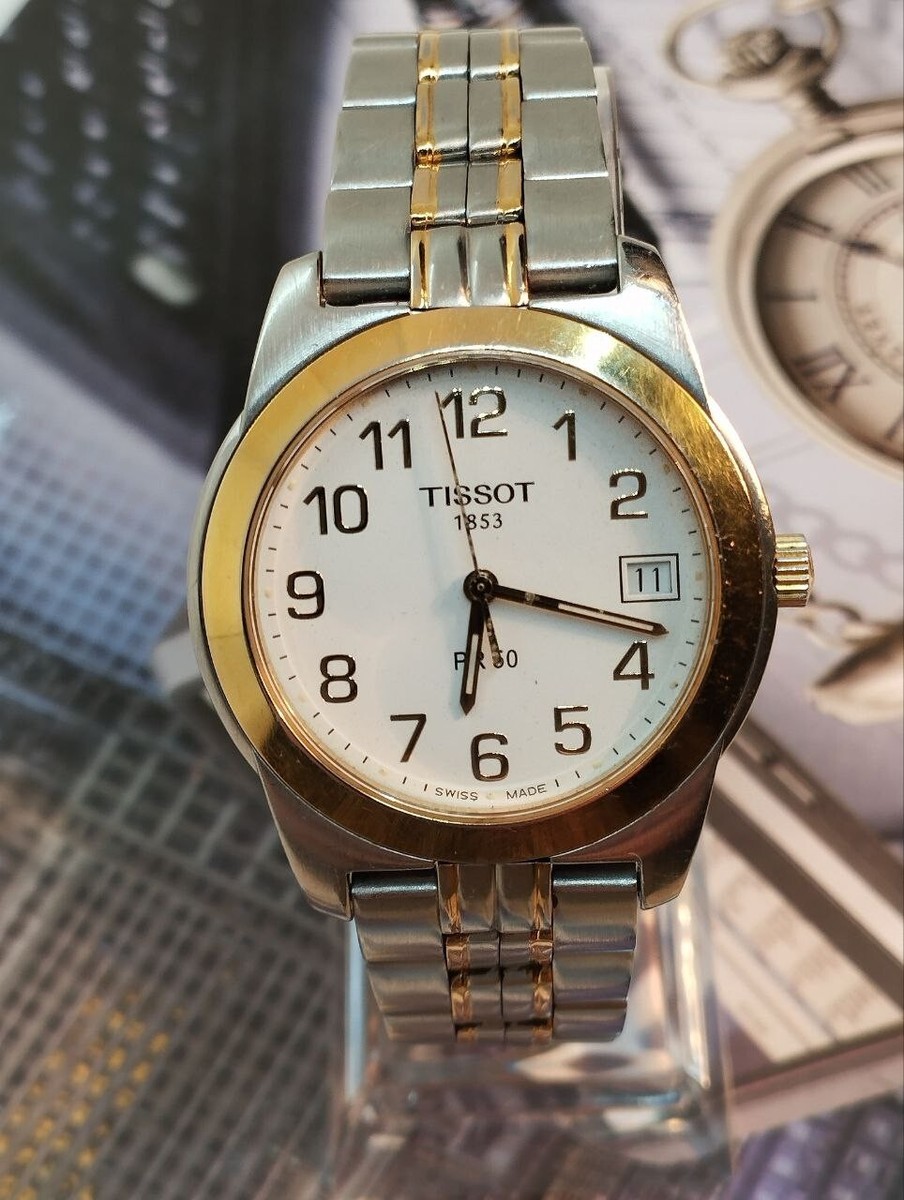 Tissot PR 50, J376/476 Watch Quartz Men's White Dial Swiss Made | eBay