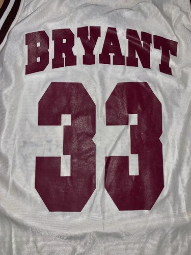 Maglia retrò firmata autografata Kobe Bryant Lower Merion lakers liceo - Foto 5 di 5