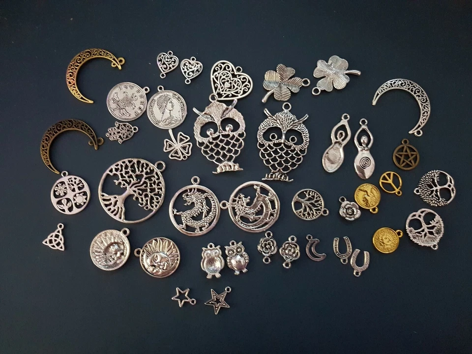 150gr ciondolo PAGANO misti MISTO charm ESOTERICO ciondoli WICCA pagan - Immagine 2 di 2