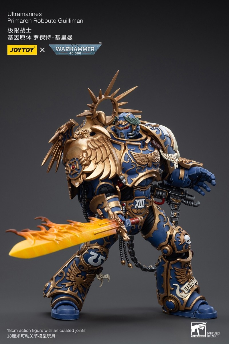 IN STOCK]JOYTOY 1/18 Warhammer 40K Ultramarines Primarch Roboute