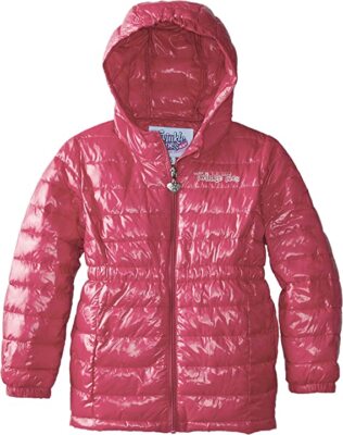 Skechers Twinkle Toes Girls' Little Lightweight Jacket, Hot Pink, Small(4)