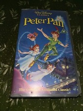 Walt Disney Classics Peter Pan VHS Video Tape Rare Collectors Animation U Kids