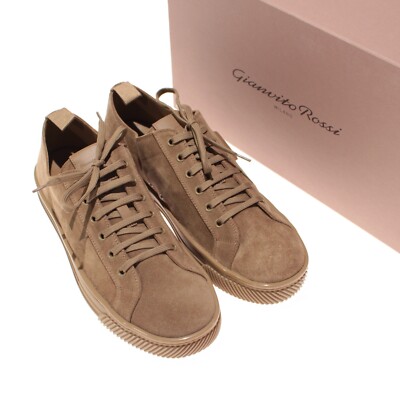 Gianvito Rossi NWB Sneakers Size 43 9 US In Camel Brown Suede 360 Low