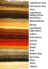 Curly Crepe Hair Pull Wool for Beard, Mustache, Facial Hair, Theatrical Hair