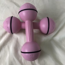 Pineapple Dumbbells Hand Weights Gym Home Workout - Pink - 2.5 lbs/1.134 KG each
