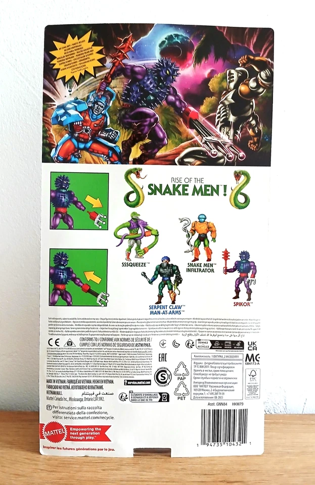 Figurine Spikor Masters of the Universe Origins Mattel 14 cm NEUF - Photo 2/2