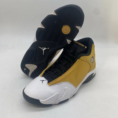 Jordan 14 Mens 12 Shoes Light Ginger-Black-White w/ Box 487471-701