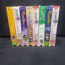 Lot Of 8 Veggie Tales VHS Tapes VeggieTales Silly Songs VHS Christian