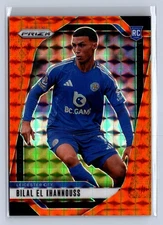 2024-25 Panini Prizm Premier League Bilal El Khannouss Orange Mosaic #276