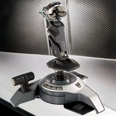 Mad Catz Cyborg F.L.Y. 5 Flight Stick /PC/Used Like New / Gaming Joystick 