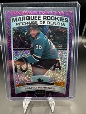 2019-20 O-Pee-Chee Platinum - Marquee Rookies Mario Ferraro #154 Violet  /399 
