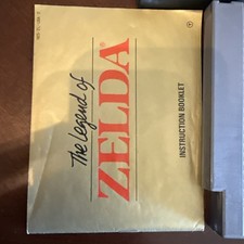 The Legend of Zelda Nintendo Entertainment System 1987NES game Grey W Manual