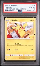 2021 POKEMON MCDONALD'S COLLECTION #25 PIKACHU PSA 10 on eBay