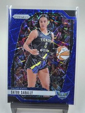 Satou Sabally 2024 Panini Prizm WNBA Blue Velocity Prizm #43 Dallas Wings