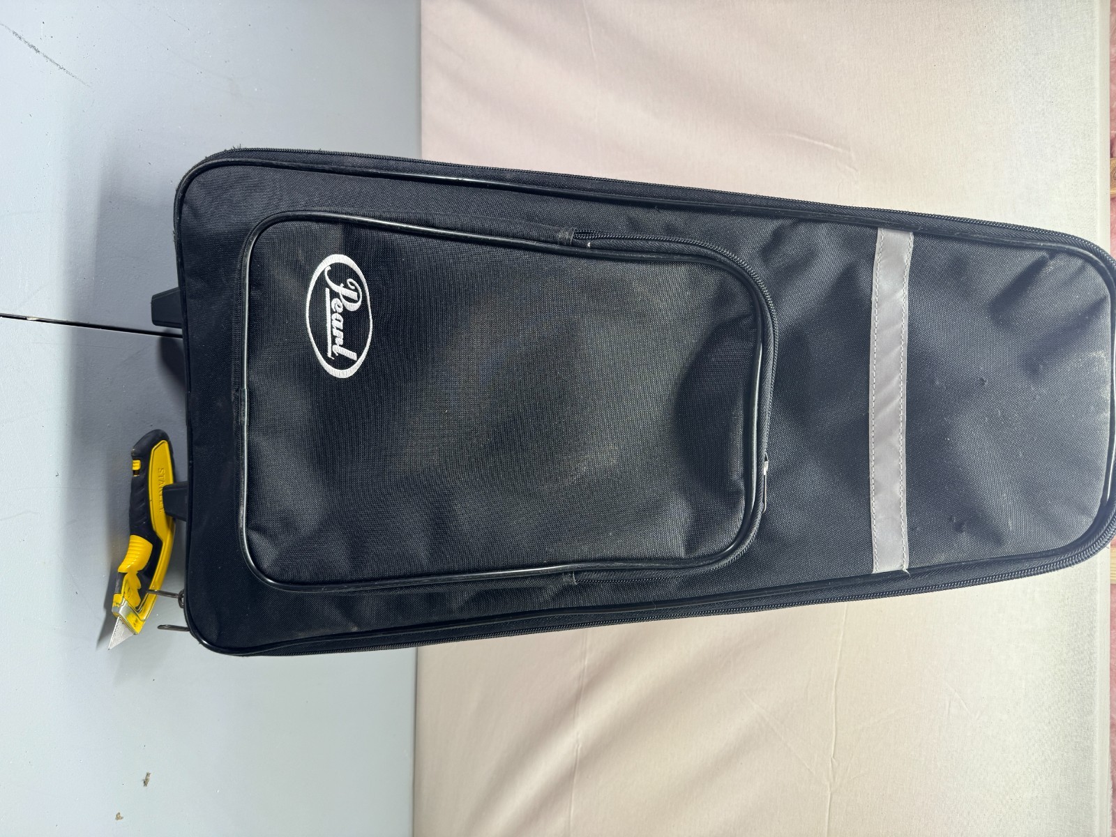 Pearl Xylophone Percussion Band Student Practice Bells Case 32-Key Drum Pad