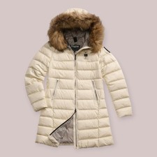 BLAUER PIUMINO  LUNGO DONNA CON PELLICCIA KRISTIN