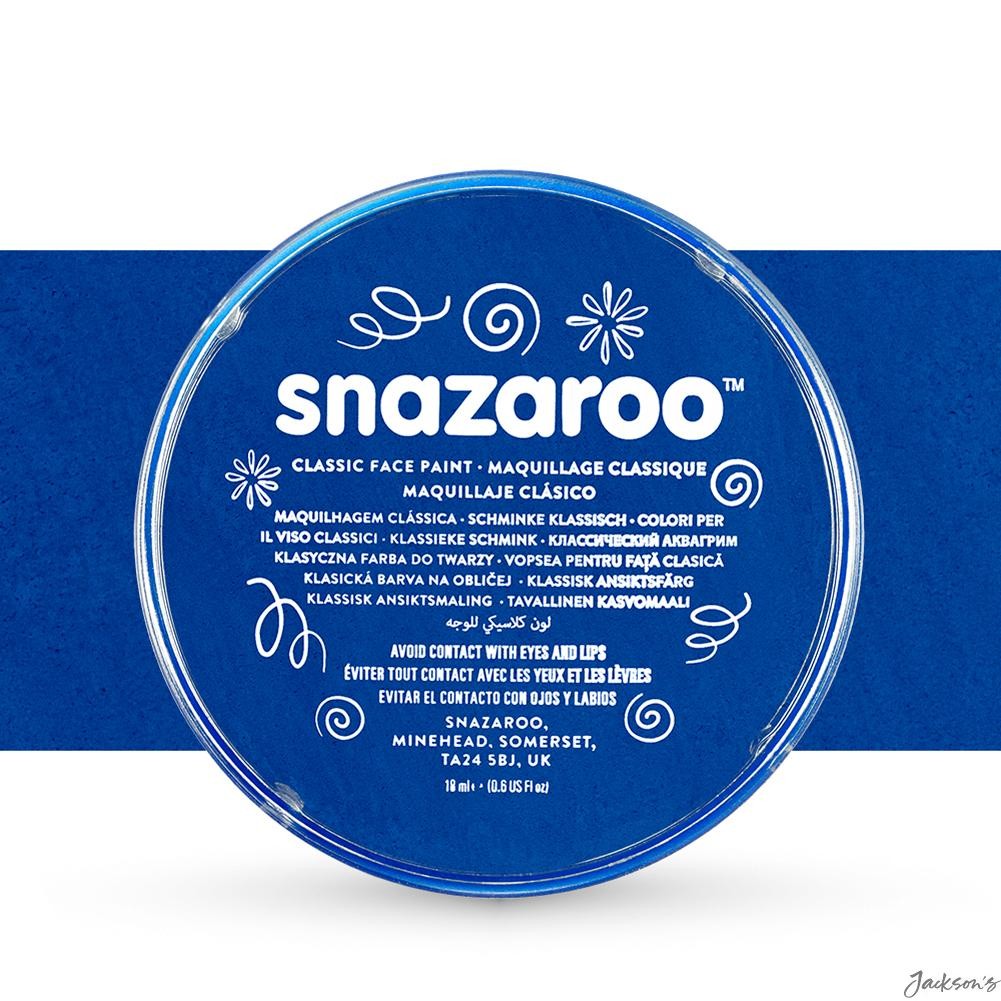 Snazaroo Classic Face Paint Royal Blue 18ml For Halloween Fancy Dress Makeup