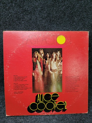 Vintage Alice Cooper Easy Action Vinyl LP Gatefold Rock Album 1970 Straight WS 1 - Picture 9 of 11