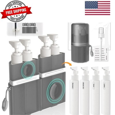 Travel Bottles for Toiletries, TSA Approved Travel Shampoo and Conditioner Bo...