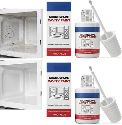 1/2/3pcs Microwave Cavity Paint for Inside,30ml Heatproof Appliance Repair Paint
