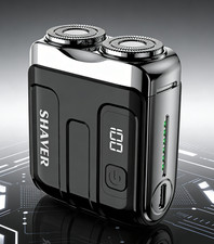 New Model Mini Dual-Head Electric Shaver, Upgrade USB Charging Portable Shaver