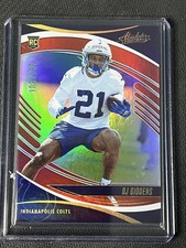 DJ GIDDENS 2025 PANINI ABSOLUTE #118 ROOKIE ROOKIE SPECTRUM RED RC /199 COLTS