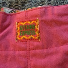 80s vintage Gitano womens hot pink pants size 9/10 elastic waist rare