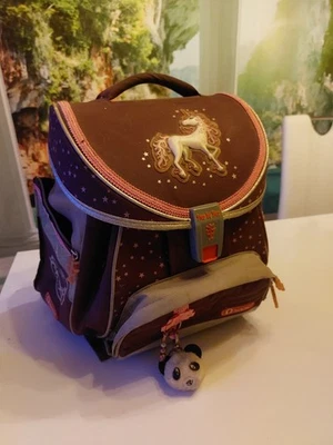 Einhorn Unicorn Pferd Rucksack Ranzen Schulrucksack Schulranzen Set 1-3 Klasse - Bild 1 von 4