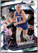 2025 Panini Prizm WNBA Ice Prizm Dorka Juhasz Parallel Card #109 Lynx