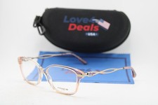 NEW COACH HC 6172 5640 CLEAR PINK FADE AUTHENTIC EYEGLASSES 54-16