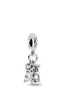 Sterling Silver Plated Bead Fit Charms Bracelet Jewelry Accessories Pendant F