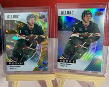 2- ‘23-24 Upper Deck Allure #112 Yellow Taxi & Sun Burst  Brock Faber RC,🔥🔥