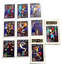 Rare!! 2021 Upper Deck Space Jam Ready To Jam Lebron James Blue /799 Full Set!!!