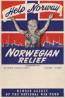 WW2 Help Norway Norweigen Relief USA US Propaganda War Military Poster Print