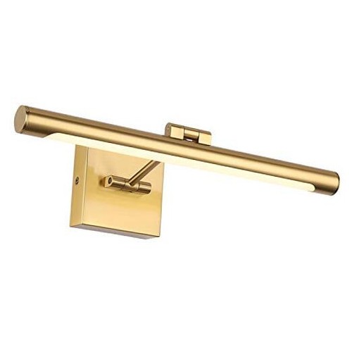 LED Picture Light Fixtures 16.54 Inches, Modern Metal 16.53 inches Brass