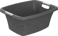 Rotho WäSchewanne Flowers 25 L WäSchekorb WäSchesammler Griffe WäSche Korb Box