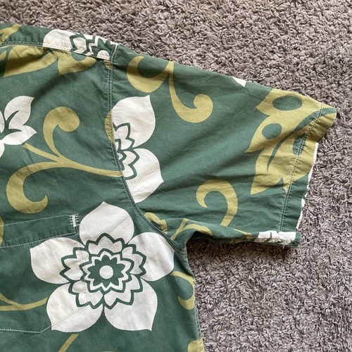 Camicia hawaiana uomo Kahala 1936 XXL 2XL stampa floreale bottoni cocco - Foto 5 di 17