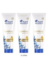 3 X Head & Shoulders Supreme Moisture Conditioner With Argan & Coconut Oil 275ml
