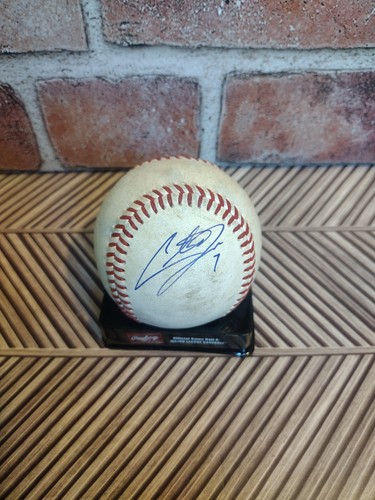 Von Kansas City Royals Carter Jensen signierter Baseball offizieller GU MiLB Ball Autogramm