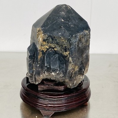Natural Black Crystal Specimen Quartz Crystal Specimen Healing 6100g