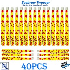 Professional Stainless Steel Tweezers Set for Eyebrow Shaping  Grooming