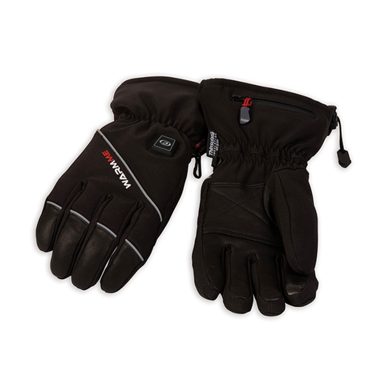 Gants CAPIT WarmMe Noir pour trajets quotidiens à moto et scooter