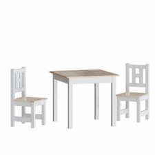 Little Nation Hendrix Kids Table and Chairs Set – Wooden Toddler Table & Chairs