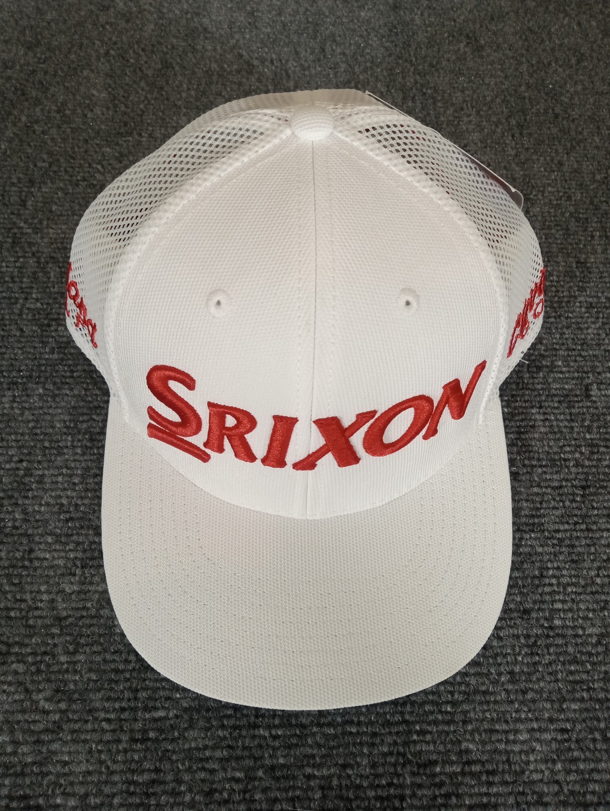 Hat Original Trucker Cap White Red Snap Back 2023 Dunlop Nwt