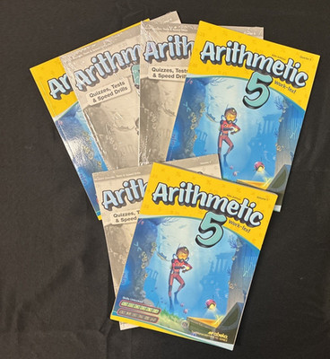 A Beka Revised 5th Edition - Arithmetic 5  Student Worktext and Tests - Grade 5