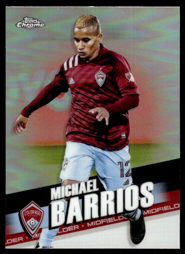 2022 Topps Chrome MLS Michael Barrios #148 card