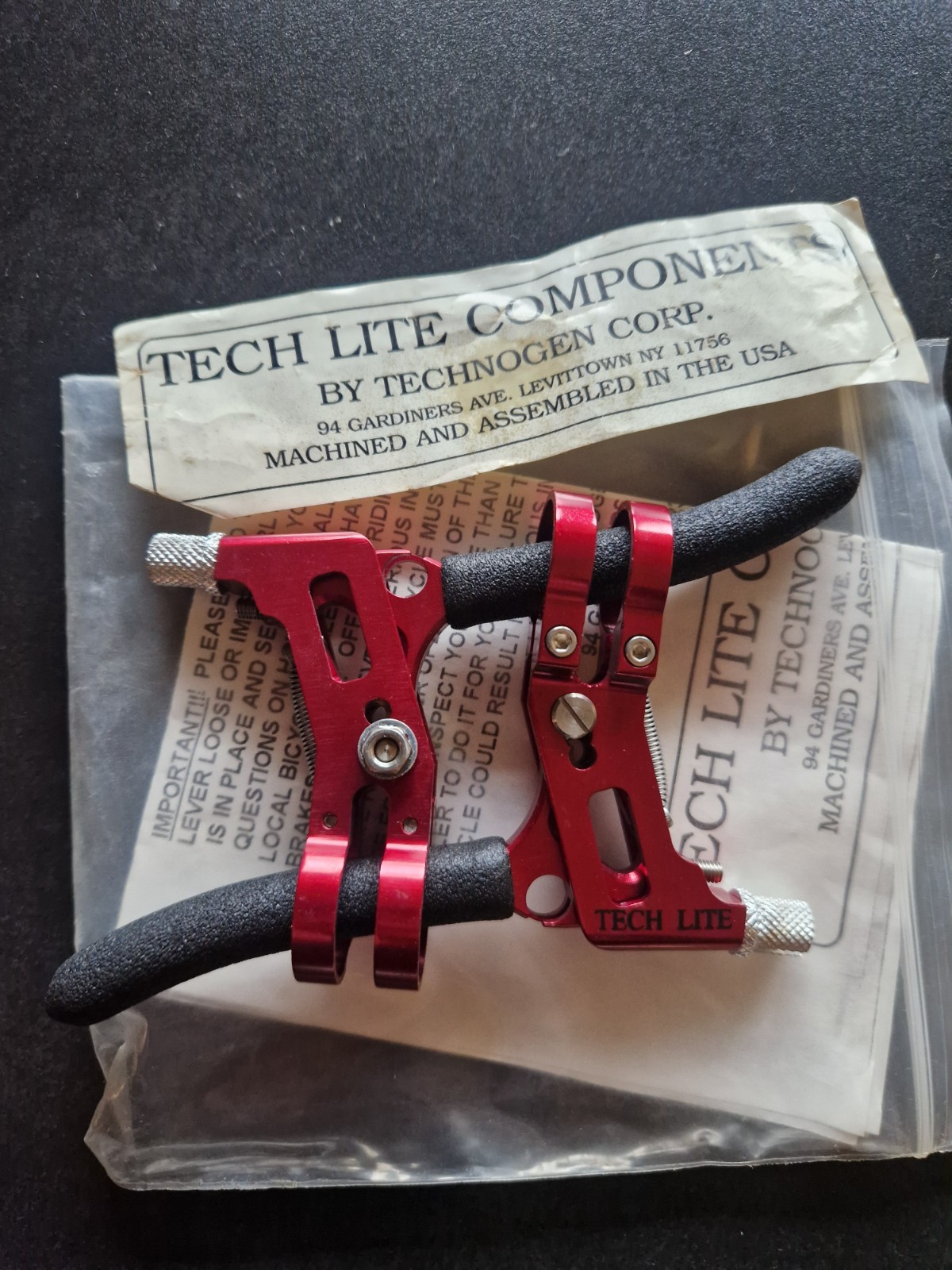 Brake Levers Red 90's Mtb