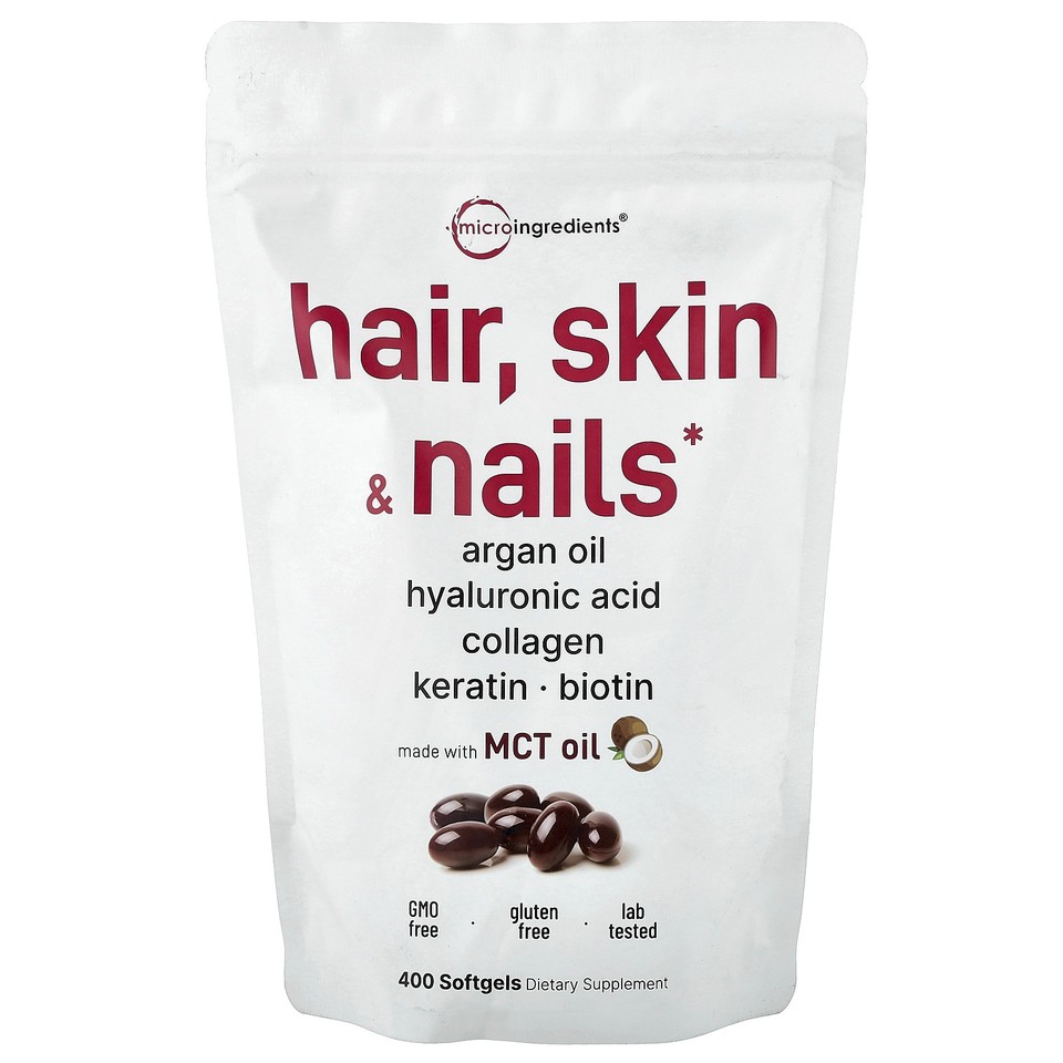 Hair, Skin, Nails, 400 Softgels