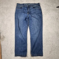 Duluth Trading Company Ballroom Double Flex Jeans Size 36x30 Standard Fit Blue