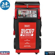 Sealey Professional 6/12/24V Battery Starter/Charger 750A - SUPERSTART750E